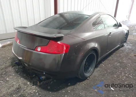 2003 Infiniti G35 Base W/6 Speed Manual из США, поврежденный, VIN JNKCV54E83M220371